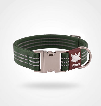 CountryFox™ Halsband | Matchagrün