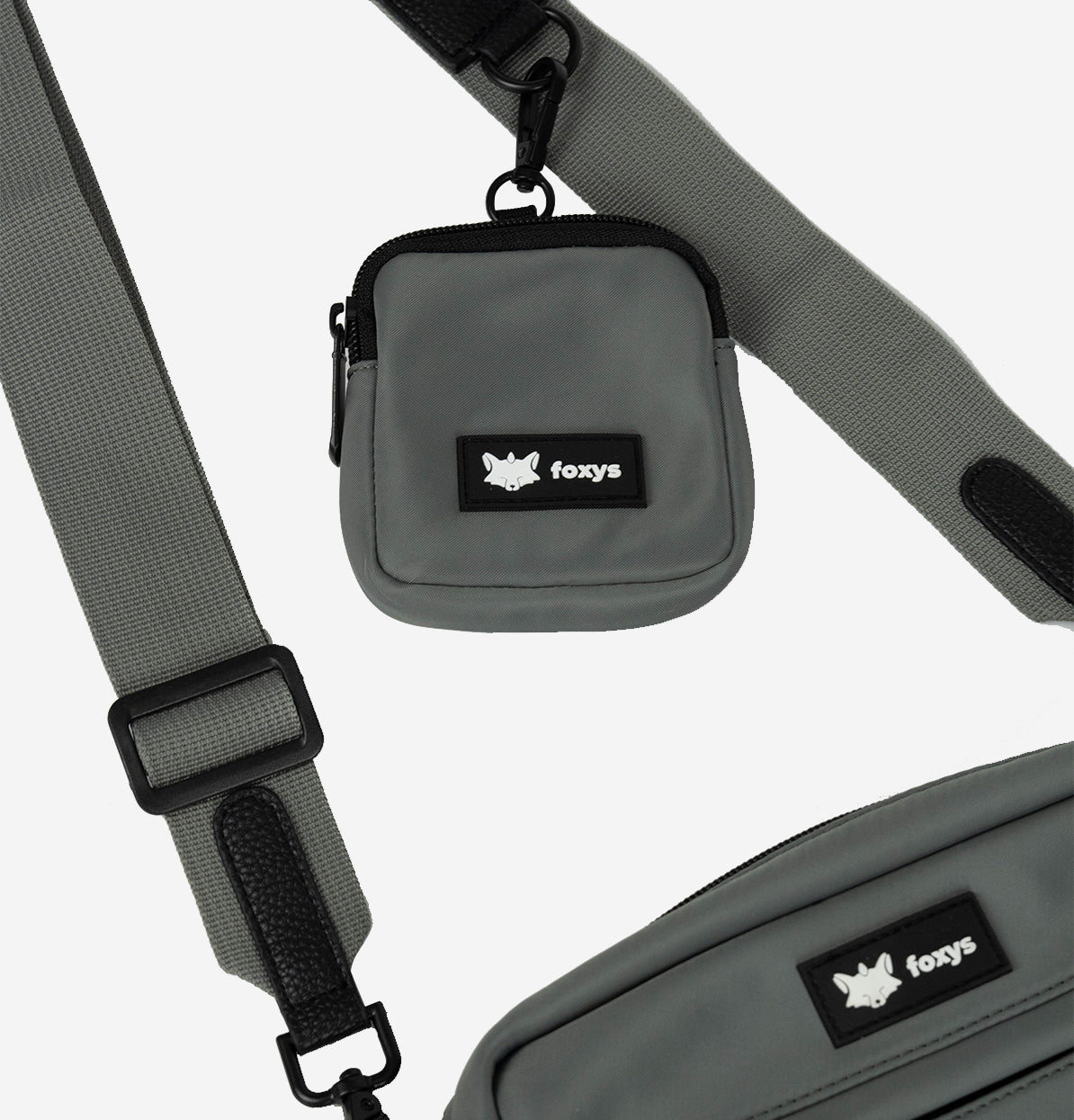FoxyMom™ <tc>Dog Walking Bag</tc>  | Grey
