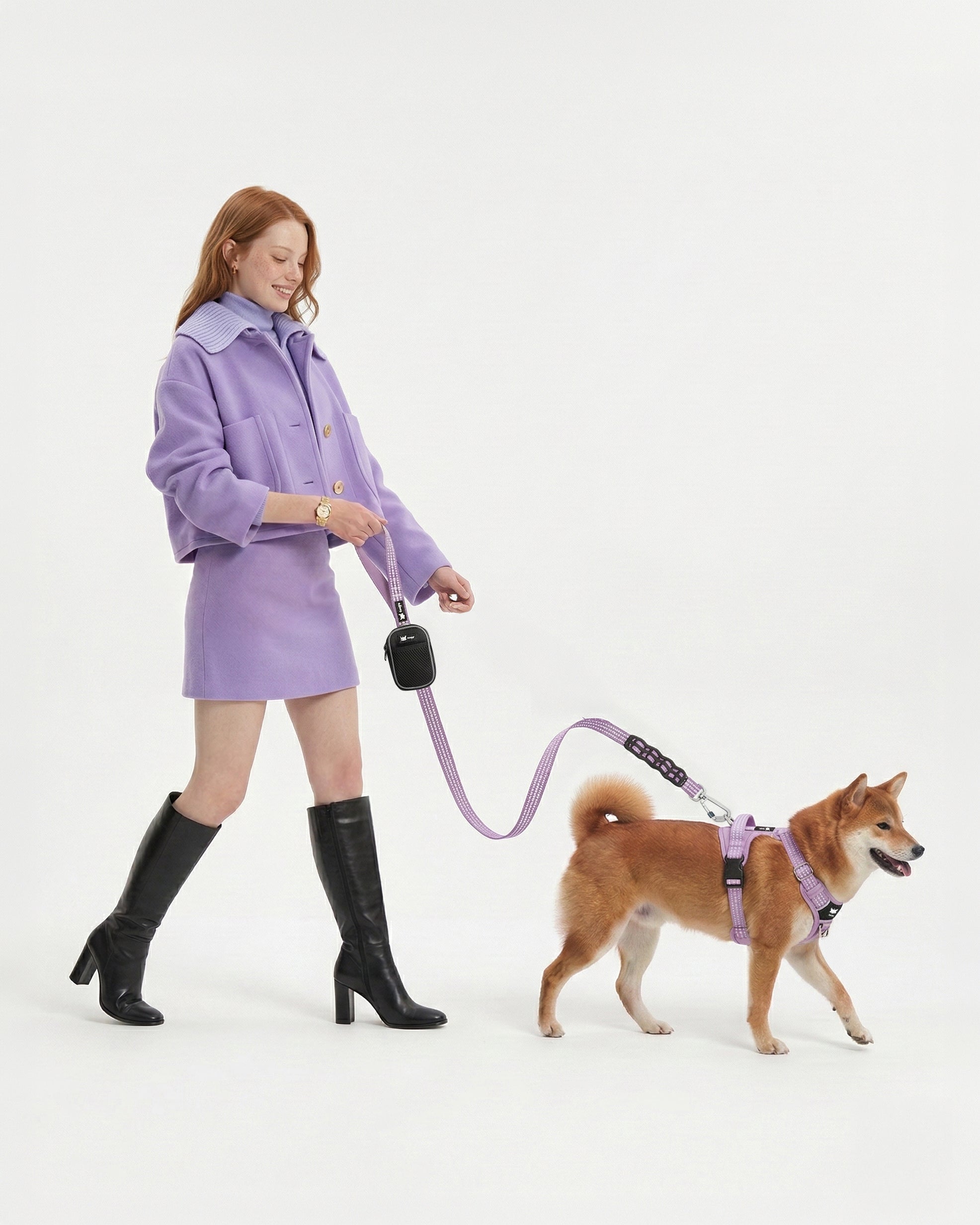 CountryFox PRO Dog Leash — Lilac | Foxys – Foxys