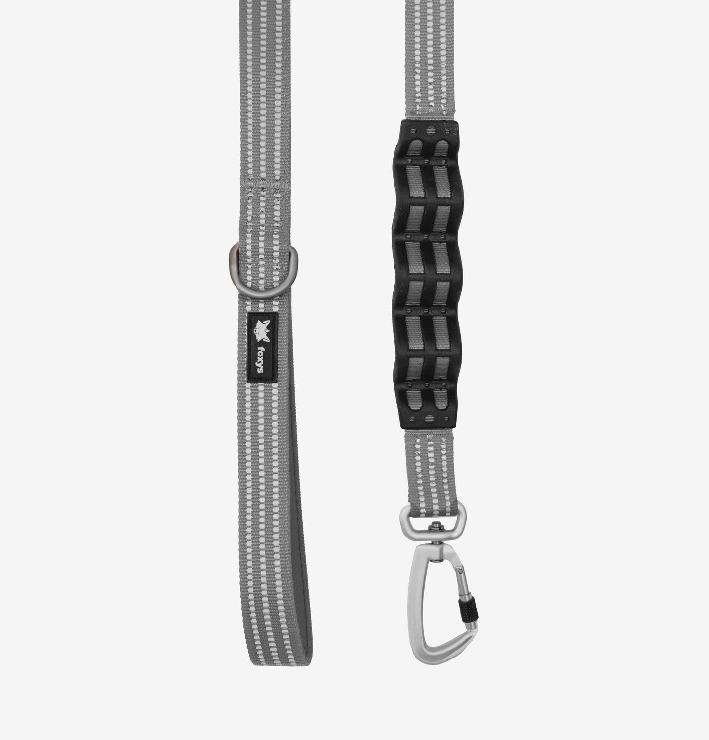 Grey_CountryFox_DogLeash_Antipulling_foxys