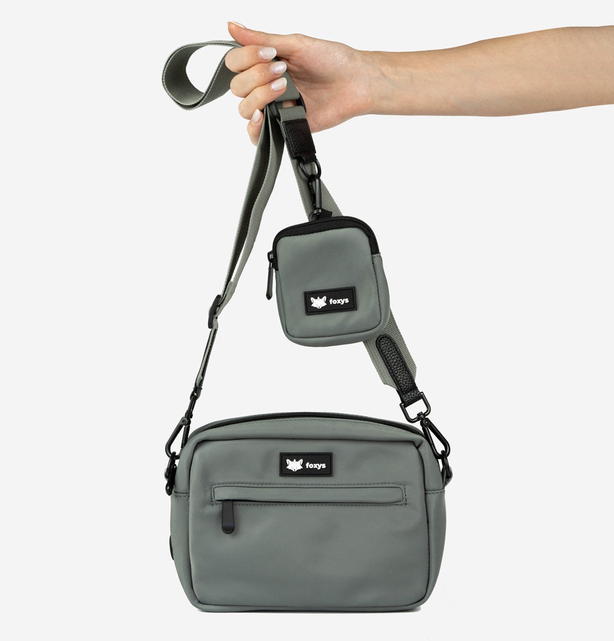 FoxyMom™ <tc>Dog Walking Bag</tc>  | Grey