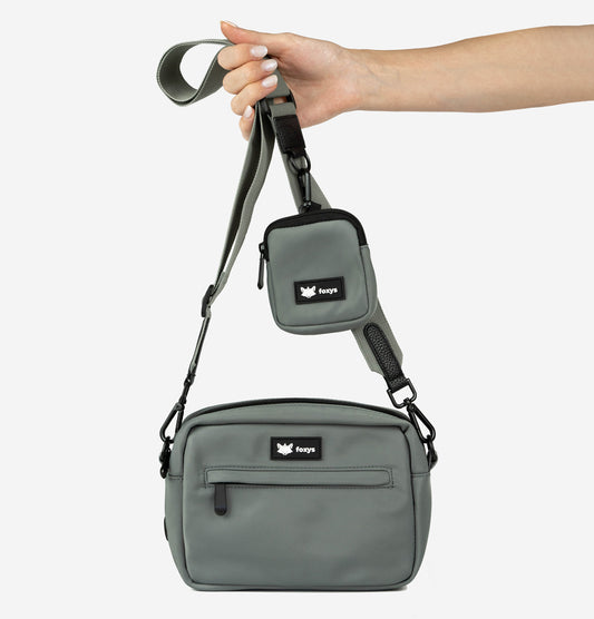 FoxyMom™ <tc>Dog Walking Bag</tc>  | Grey